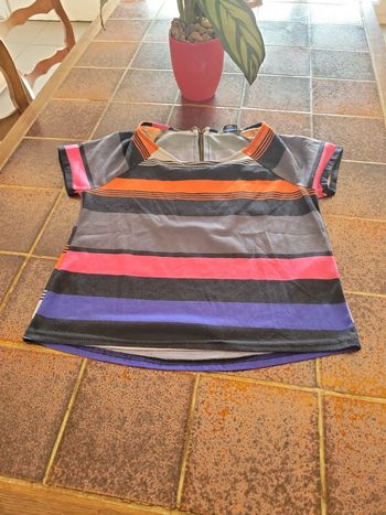 Blouse tunique manches courtes