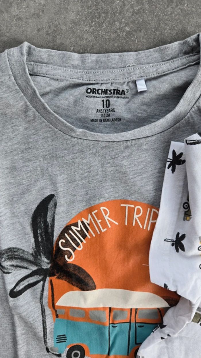 Lot de 4 tee shirts 10 ans orchestra - photo numéro 3