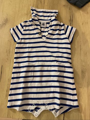 Combi short bébé 6 mois petit bateau