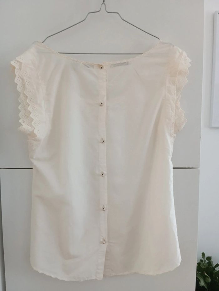 Blouse Écrue broderies maison scotch "la femme selon Marie" - photo numéro 6