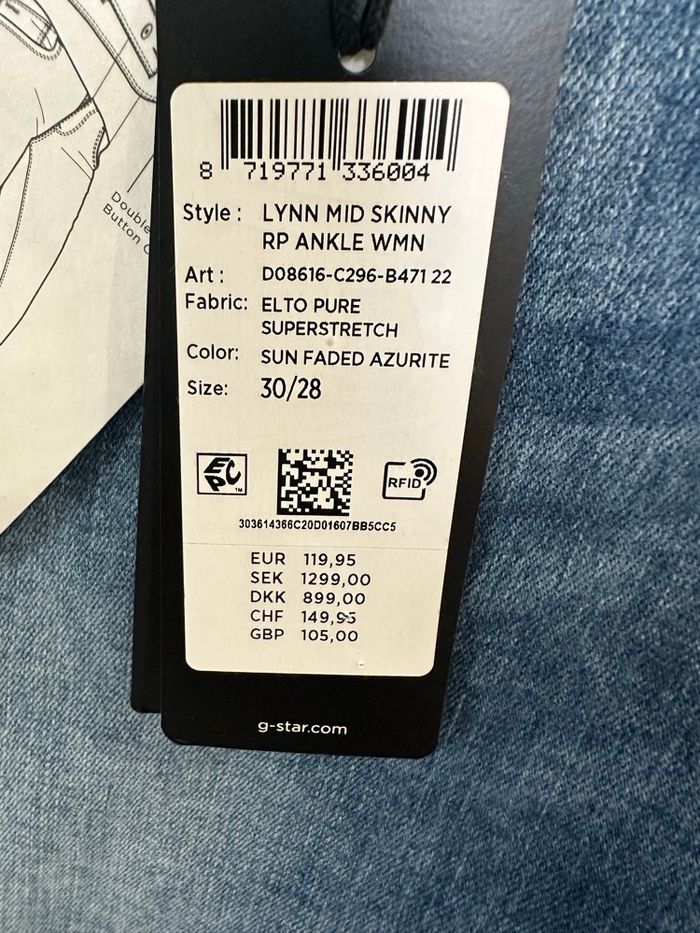 Jean G Star neuf taille 40 - photo numéro 5