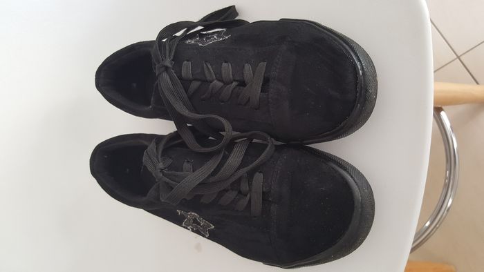 Baskets basses noires T37 fille - photo numéro 3