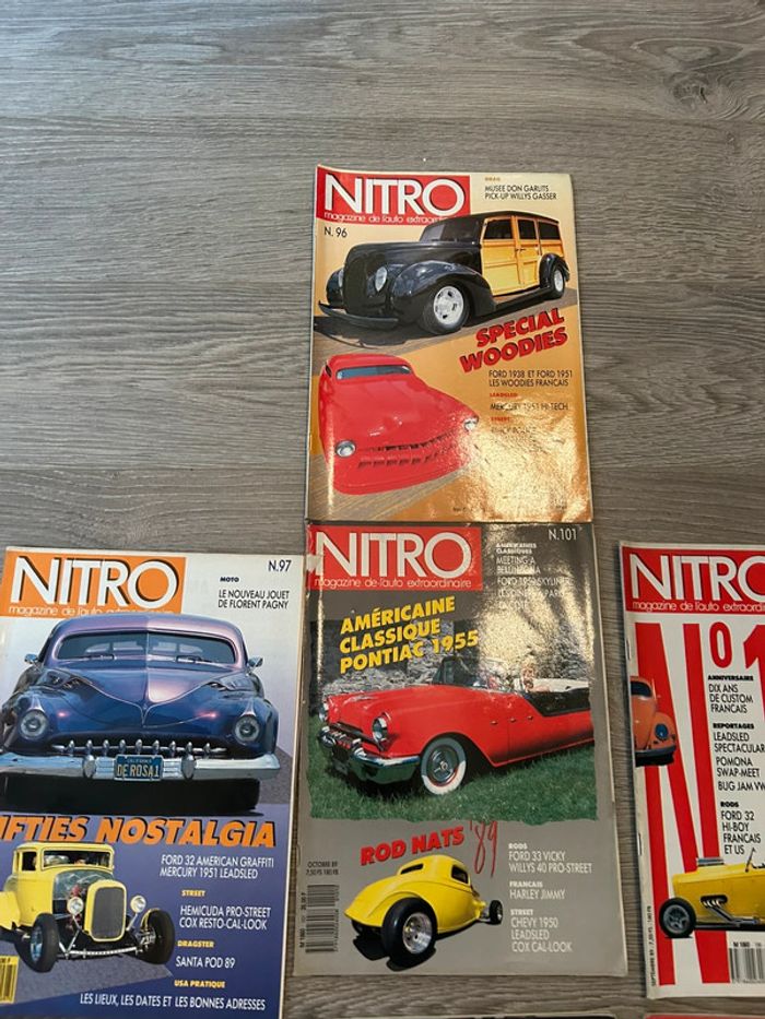 Lot 7 magazines Vintage Nitro Ancien - photo numéro 4