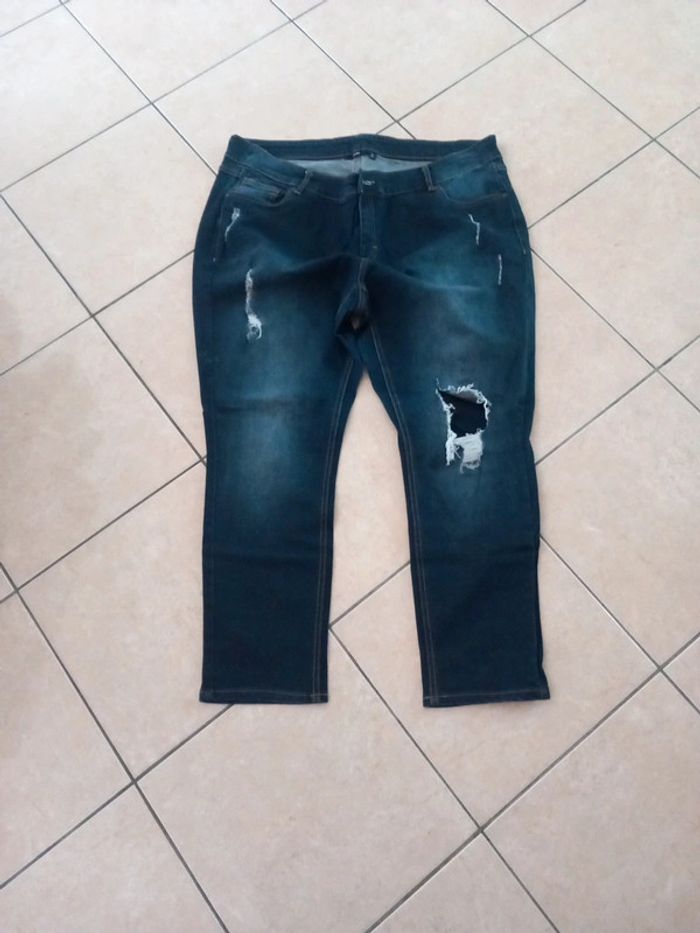 Jean droit femme taille 50 Kiabi