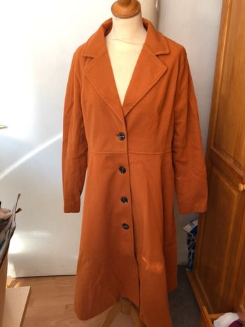 Beau manteau/duffle-coat camel caramel T. 44 TBE
