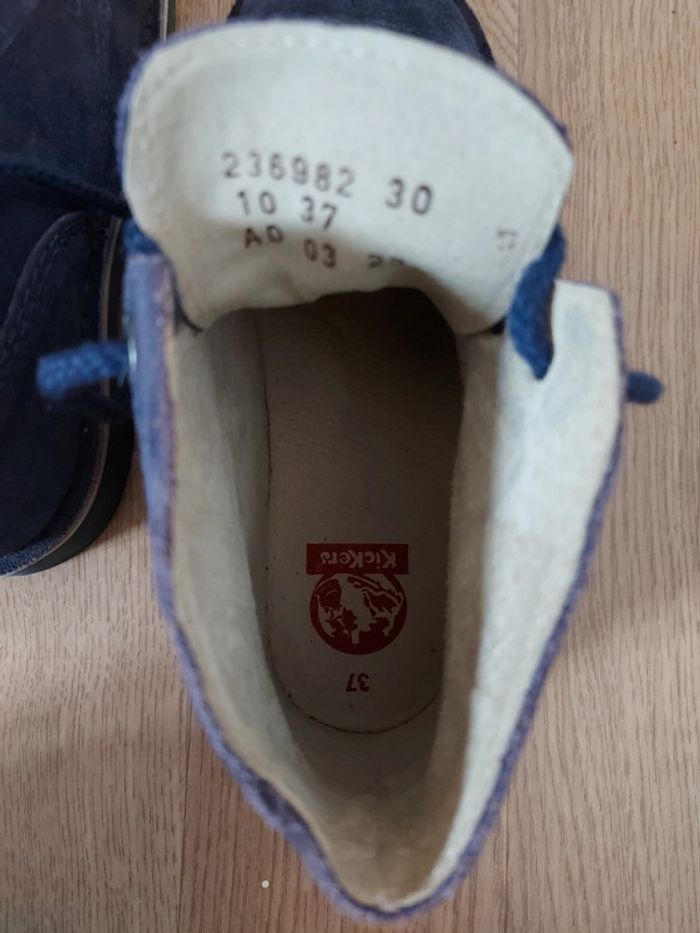 Kickers Bottines Bleu Marines - photo numéro 6