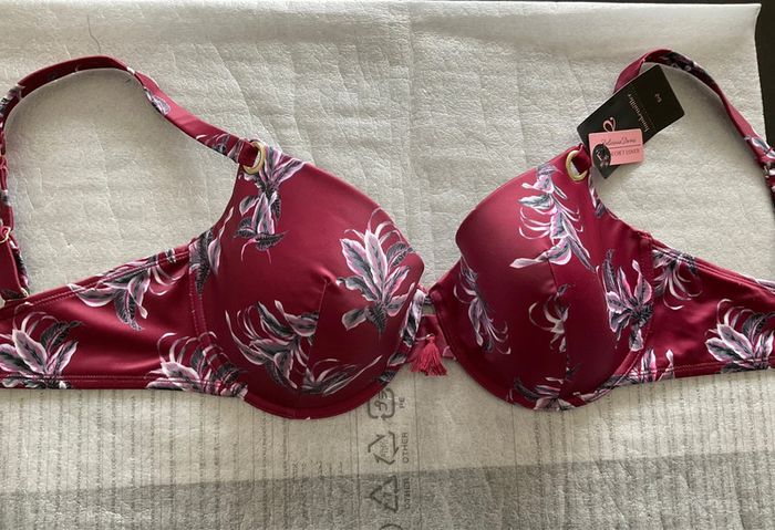 Haut maillot bordeaux Hunkemöller neuf - photo numéro 13