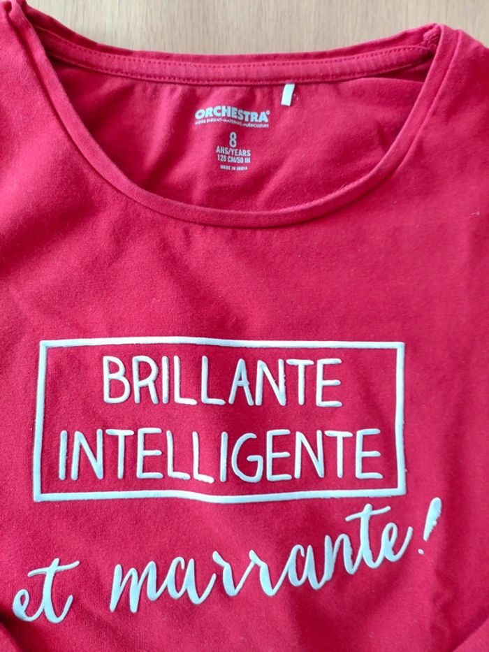Tee-shirt rouge orchestra - photo numéro 2