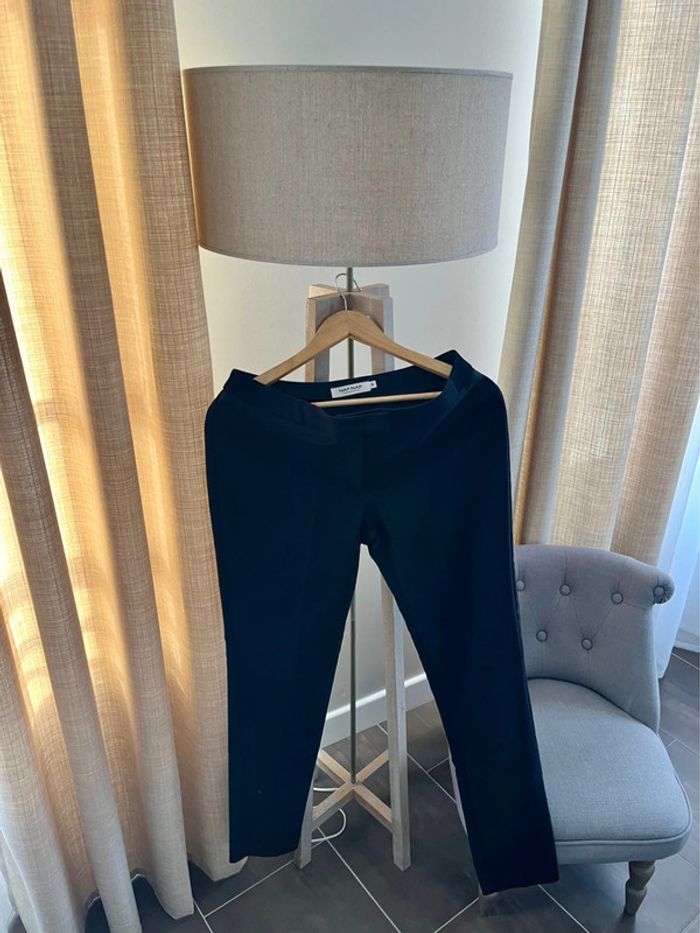 Pantalon élégant naf naf noir, taille 38 neuf !