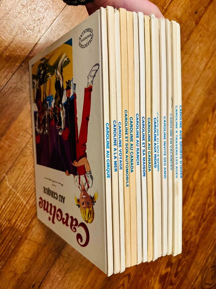 Lot incroyable de 14 Grands albums Hachette livres blancs anciens Caroline Pierre Probst - photo numéro 4