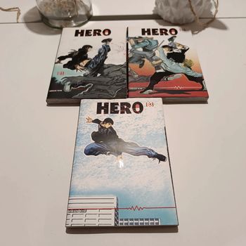 Manga héro tomes 1 à 3