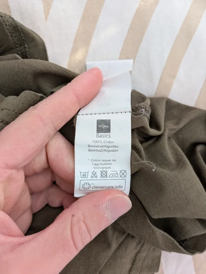 T-shirt Tissaia Kaki "Gamer" Lapin - 5 Ans (110 cm) - Coton Bio - photo numéro 4