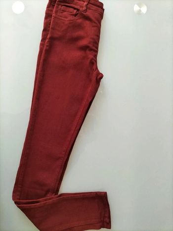 Pantalon bordeau taille 34/36