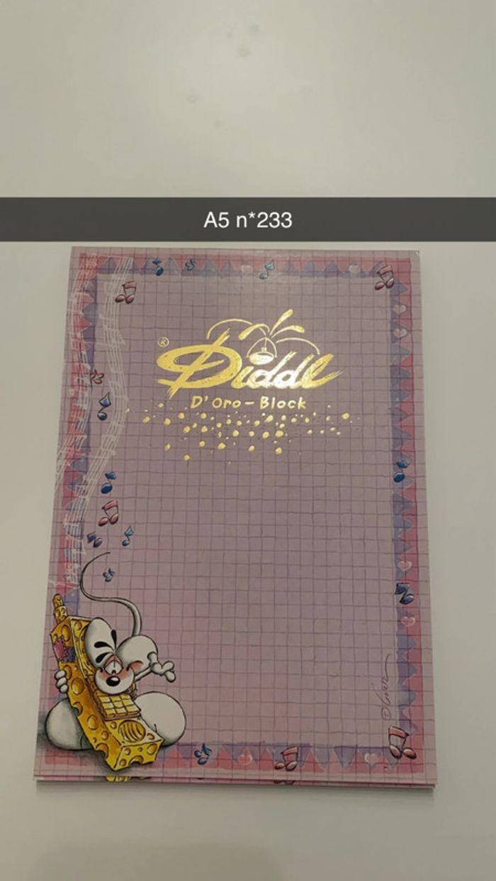 Feuille diddl A5 - photo numéro 13