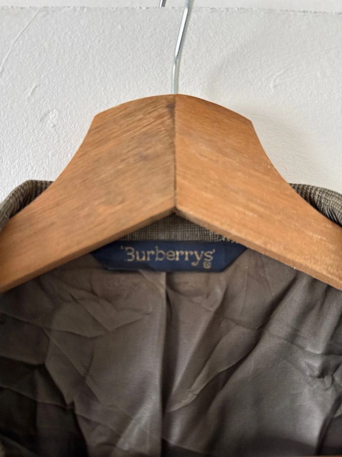 Veste blazer croisée Burberrys’ à carreaux – Taille L – Vintage - photo numéro 3
