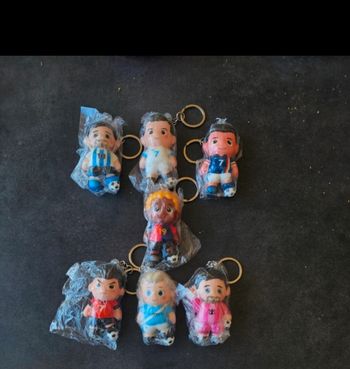 Lot de Squishies Footballeurs (Messi, Ronaldo, MBappé...) - Neufs