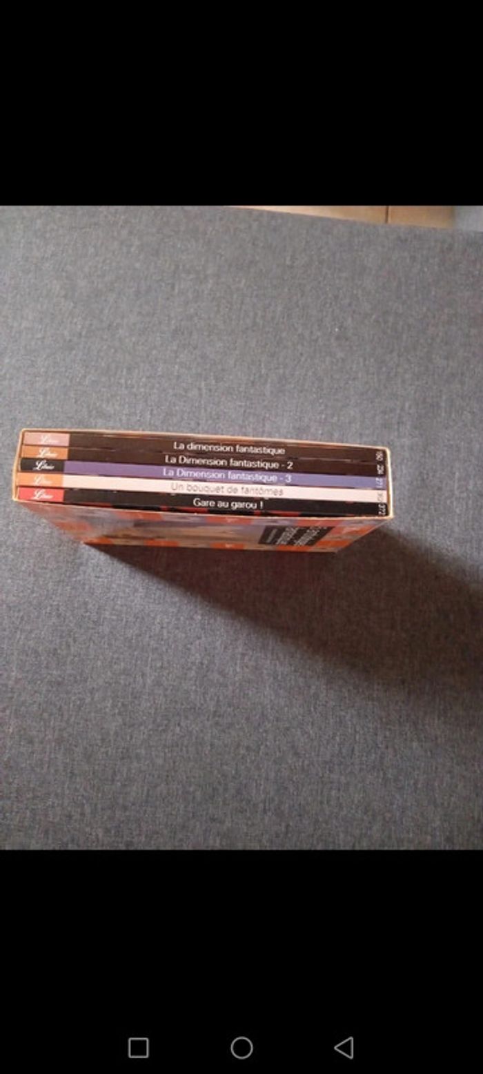 Coffret 5 livres anthologies fantastiques - photo numéro 2