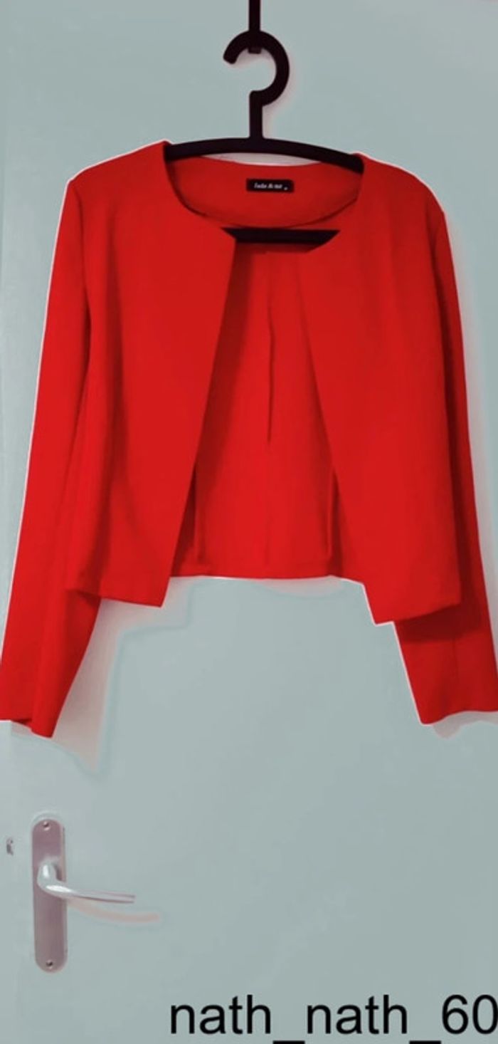 Blazer rouge