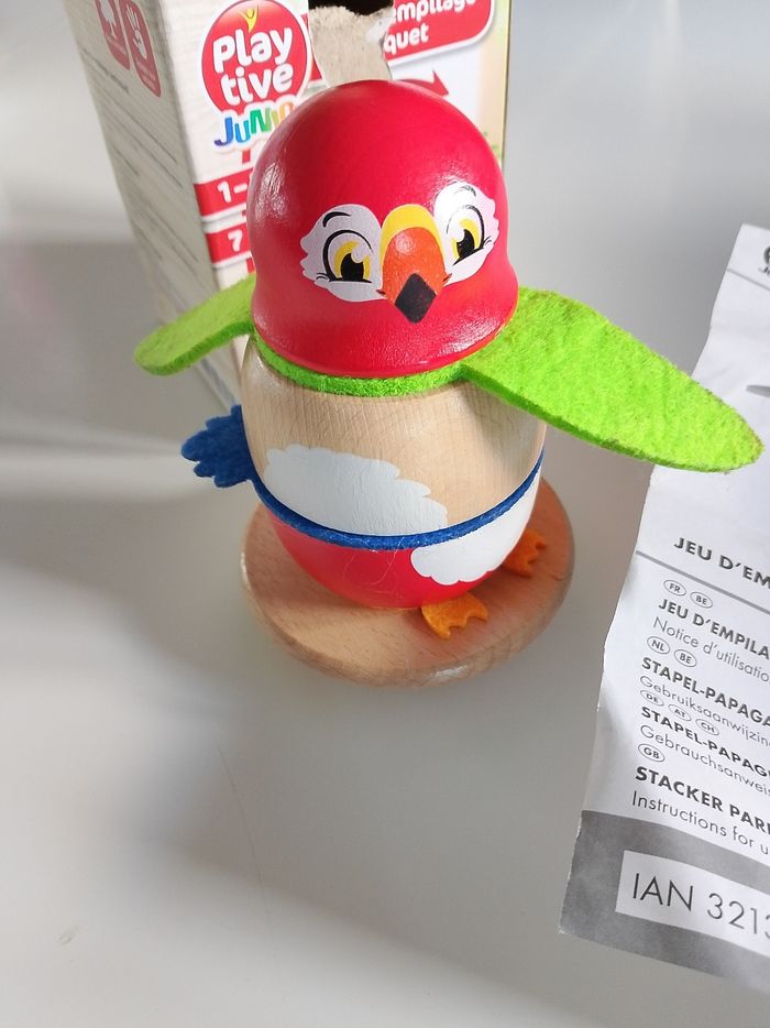 Jeu d'empilage perroquet Play tive junior complet - photo numéro 2