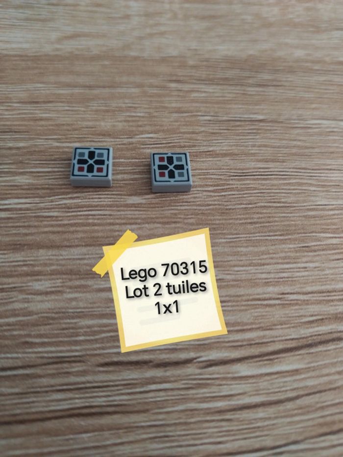 Lego 70315 lot 2 tuiles 1x1