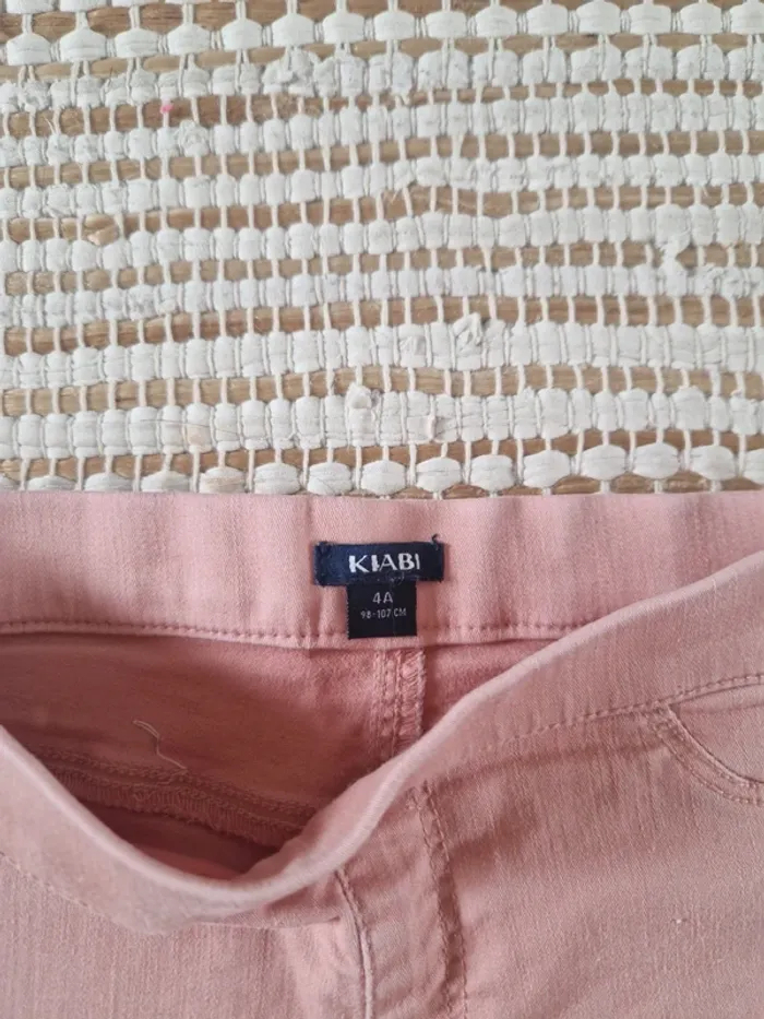 Pantalon slim rose fille - Taille 4 ans Kiabi - photo numéro 4