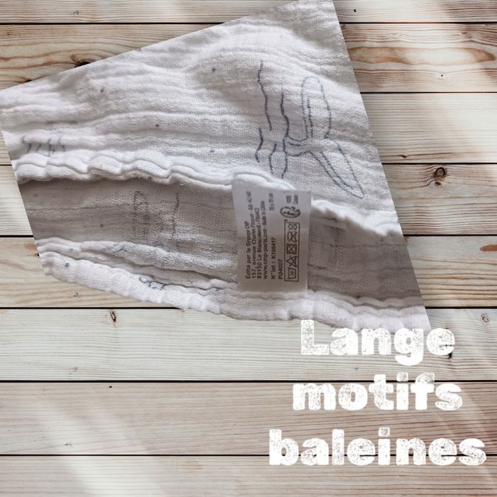 Lange motifs baleines - photo numéro 2