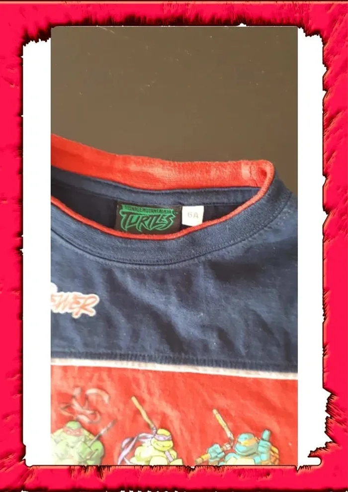 Tshirt tortue ninja 6 ans - photo numéro 2