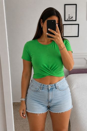 Top court Zara taille L