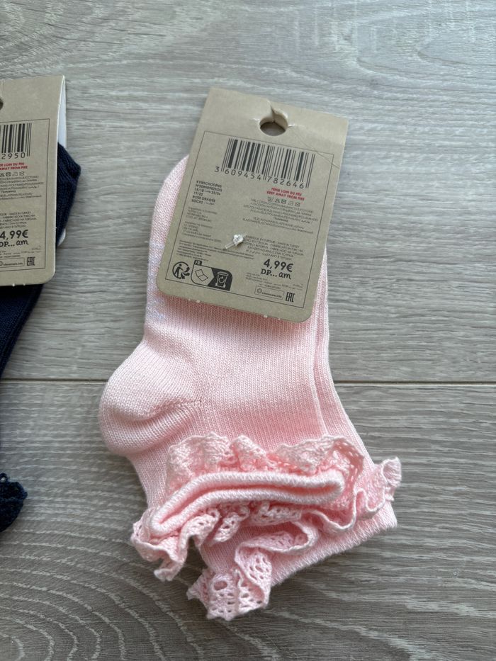 2 paires de chaussettes à froufrou 19/22 - photo numéro 5