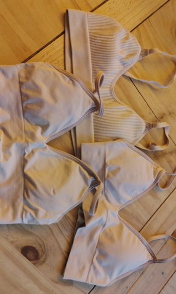 Lot de 3 brassières XS