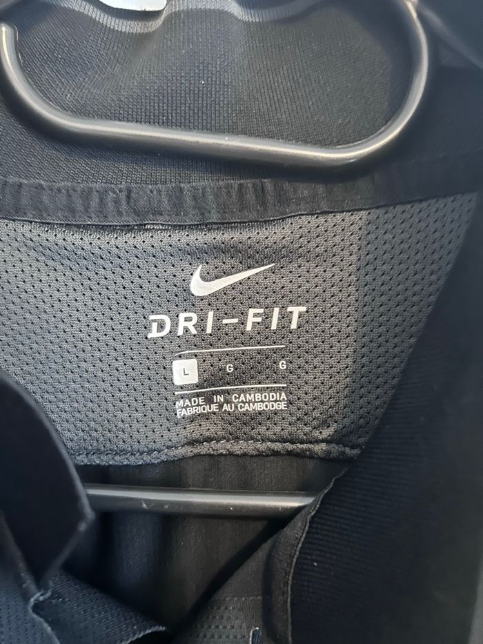 Maillot Arbitre Nike Noir - Manches Longues - Taille L - Rare - photo numéro 3
