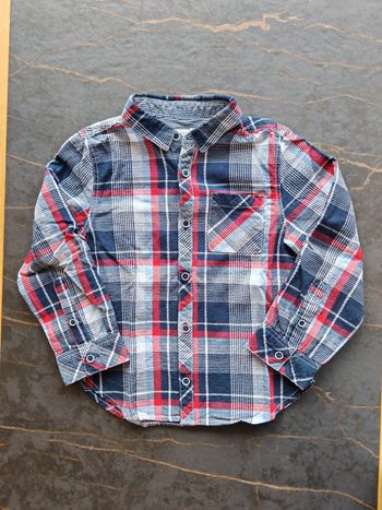 Chemise à carreaux Orchestra 4 ans