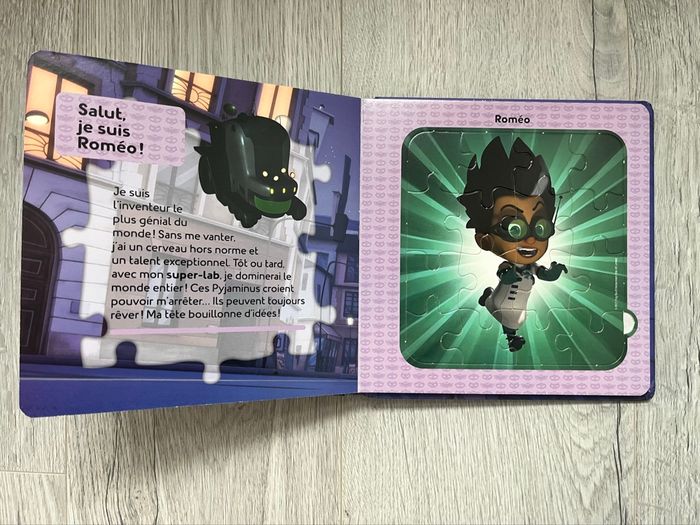 Livre puzzle Pyjamasques – Héros et puzzles intégrés 🦸‍♂️📚 - photo numéro 4