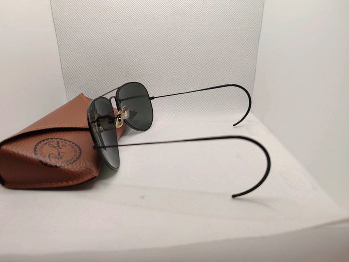 Lunettes de soleil Ray ban Aviator Branches crochet fabriquées par Bausch e Lomb dans les années 80 - photo numéro 4