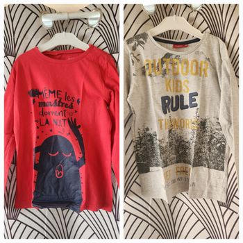 Lot tee-shirt manches longues