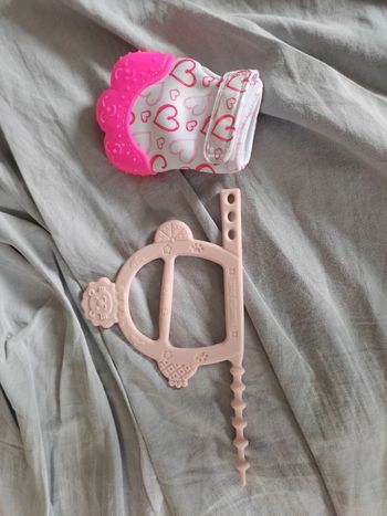 Gants et anneau de dentition pour bébé Vicloon