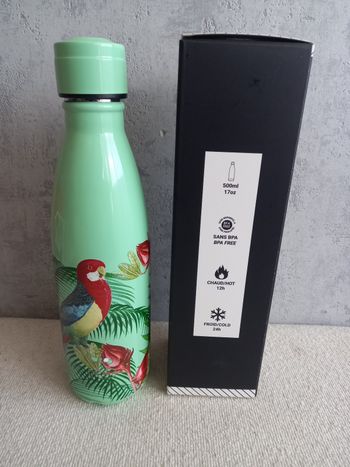 Bouteille Isotherme Jardin Botanique Perroquet