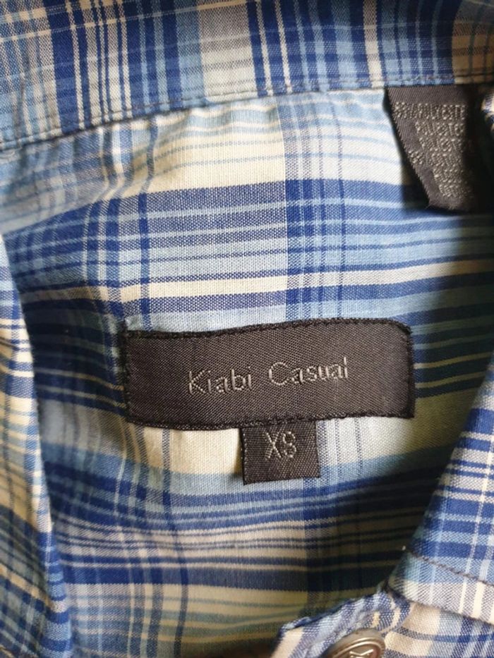 Chemise manches courtes à carreaux Kiabi - photo numéro 5