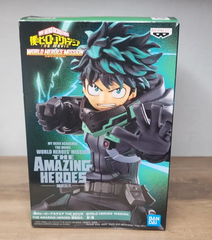 Figurine My Hero Academia The Movie The Amazing Heroes Izuku Midoriya Banpresto Bandai - photo numéro 12