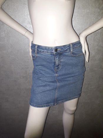 jupe en jeans élasthane kiabi taille 36