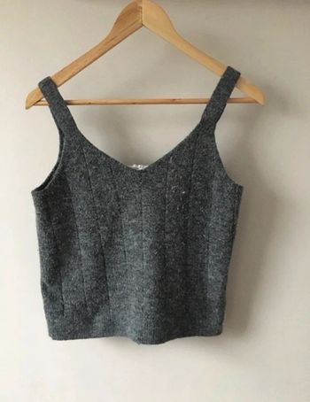 • Debardeur gris Promod ~ Taille 40 •