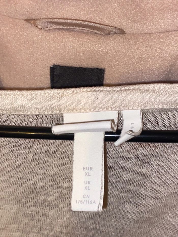 T shirt col V en lin - photo numéro 2