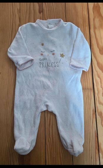 Pyjama velours Kiabi