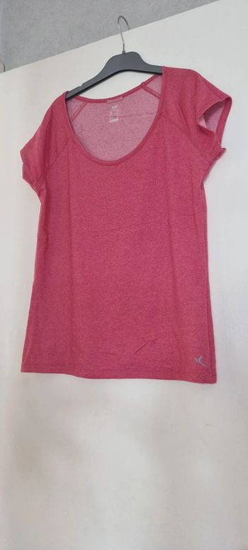 T-shirt rose manches courtes taille 40 / L Décathlon