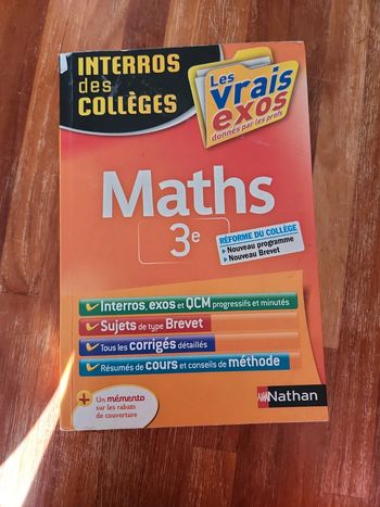 Livre Maths 3ème