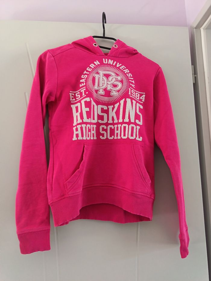 pull à capuche fuschia - photo numéro 2