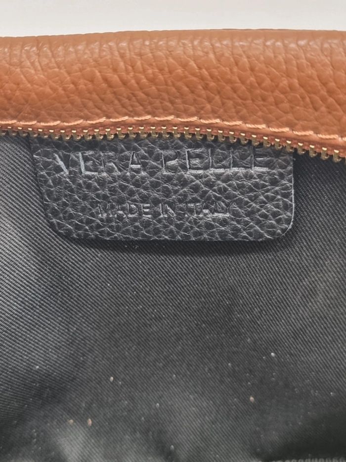 Vera Pelle sac bandoulière cuir marron - photo numéro 6