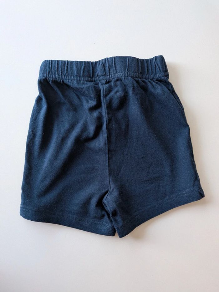 Petit short Baby 6-9 mois bleu marine - photo numéro 4