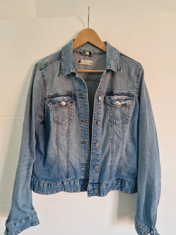 Veste en jean H&M – Taille L - photo numéro 2