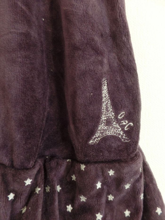 Robe en velours violet Orchestra 12 mois - photo numéro 2
